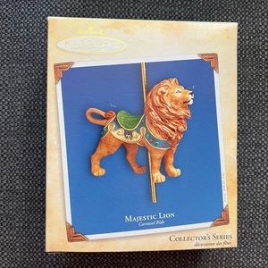Hallmark Majestic Lion Keepsake Ornament from Carousel Ride.